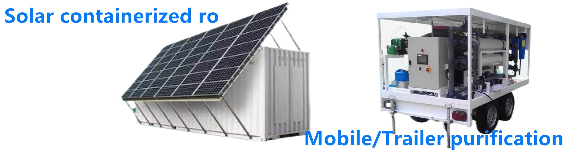 solar containerized mobile ro system