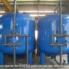 Sand filtration system activated carbon filtration system