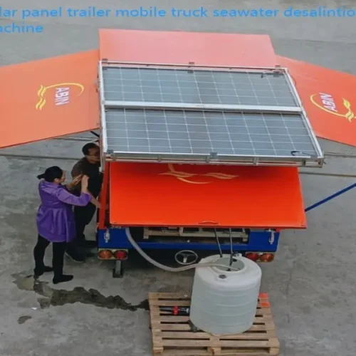 solar powered mobile water filtration system solutions